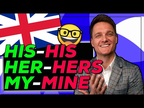 MY or MINE Possessive Pronouns & Begleiter + Beispiele 