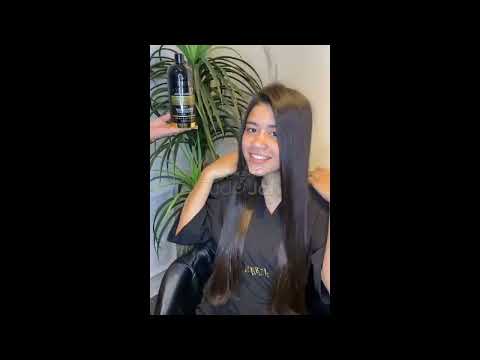 Escova Progressiva Oxireduct da Tyrrel Professional em ação