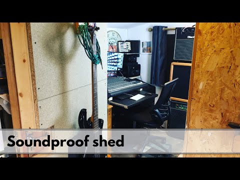 How to Soundproof a shed