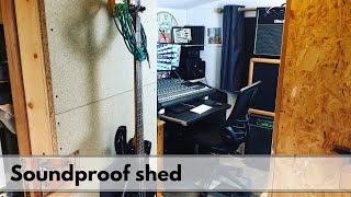 How to Soundproof a shed