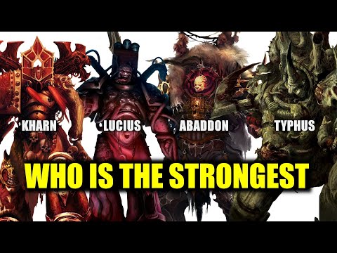 10 Strongest Chaos Space Marine (Warhammer 40K)