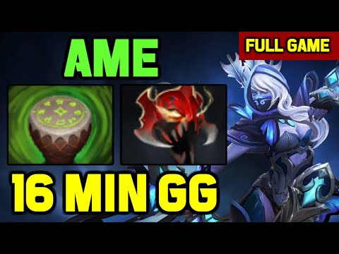 Ame MONSTER Drow Ranger END game in 16 minutes vs Paparazi, LaNm