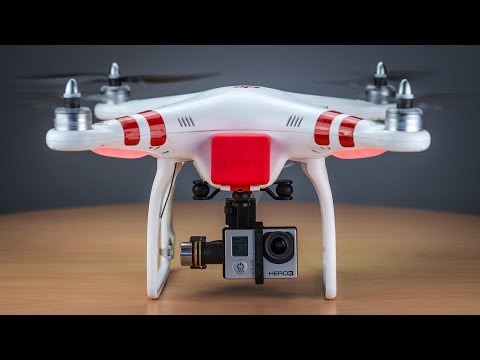 DJI Phantom #100 - Zenmuse H3-2D Gimbal Montage