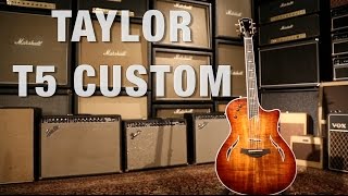 Video thumbnail for Taylor T5 Custom Overview by Wildwood Guitars