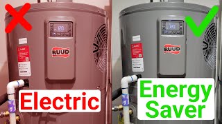 RUUD Hybrid Water Heater Modes Explained (Electric vs. Energy Saver) | Save Money!