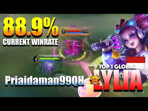 88.9% Lylia Current WinRate! That Massive Damage | Top 1 Global Lylia Gameplay Priaidaman99QH | MLBB