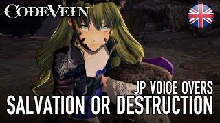 Code Vein - PS4/XB1/PC - Salvation or destruction (Japanese voice over story trailer)