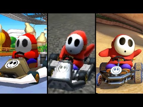 Evolution of Shy Guy in Mario Kart (2005-2019)