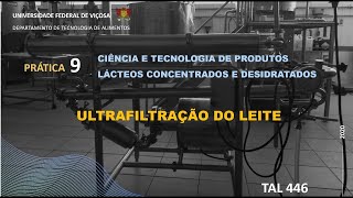PRÁTICA 09   Ultrafiltração do leite