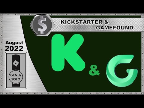 Kickstarter / Gamefound Brettspiele August 2022  -  Ausblick für Solo und kooperative Brettspiele