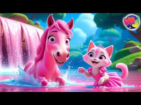 👑 Princess Cat is LOST ⚠️ in the FOREST with her PINK HORSE 🩷