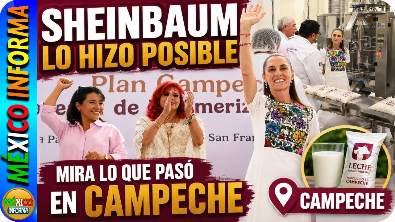 MIRA LO QUE PASÓ EN CAMPECHE. LA PRESIDENTA LO HIZO POSIBLE. PRIANISTAS NO PUEDEN CONTRA ESTO.