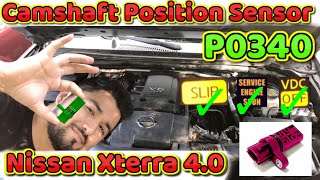 How to replace CamShaft Position Sensor on Nissan Xterra 4.0 P0340 FIX