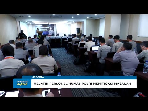 PELATIHAN PEMANTAUAN ANALISA DIV HUMAS POLRI