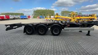 Krone 40FT HIGH CUBE/ BPW +trommelremmen / 75% banden / NL chassis semirremolque de contenedores | Imagen 4 - Autoline