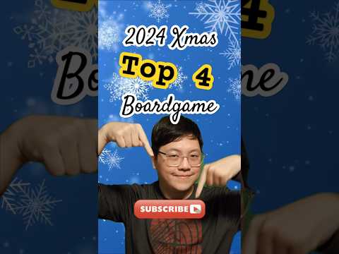 Christmas! Top 4 New Board Game Recommendations! #2024