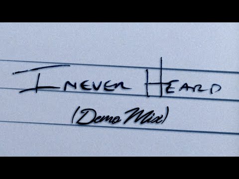 Michael Jackson - I Never Heard (Demo Mix)