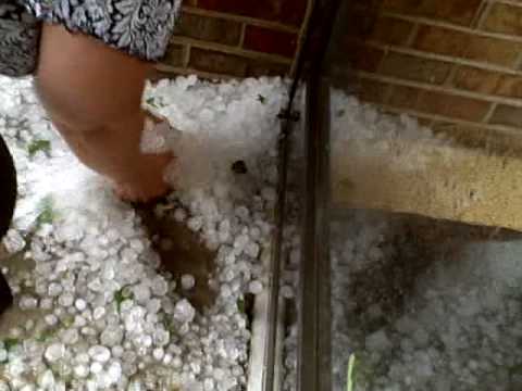 Hail Damage July 20, 2010 Rice Lake WI