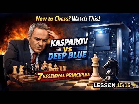 New to Chess? Watch This! 7 Essential Principles from Kasparov–Deep Blue Analysis – Lesson 15/15
