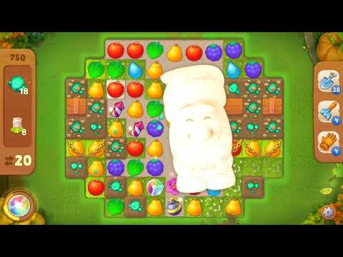 Gardenscapes Level 750 NO BOOSTERS