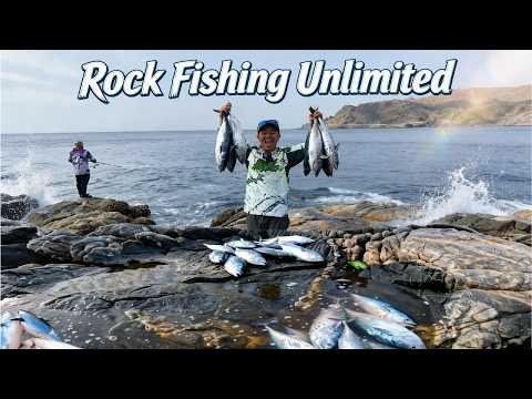 Tuna Feeding Frenzy - Rock Fishing Unlimited  Guide & Tips | Shimano Stella 4000