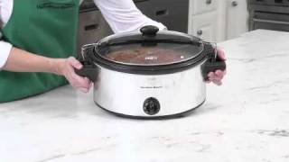 Slow Cooker | Hamilton Beach® | Stay or Go® 6 Quart Slow Cooker (33262)