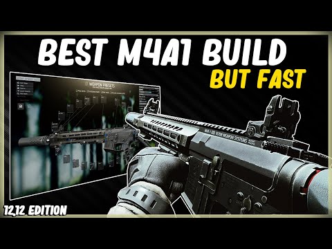 BEST COLT M4A1 META BUILD BUT FAST - EFT ESCAPE FROM TARKOV - HIGH ERGO LOW RECOIL - PATCH 12.12