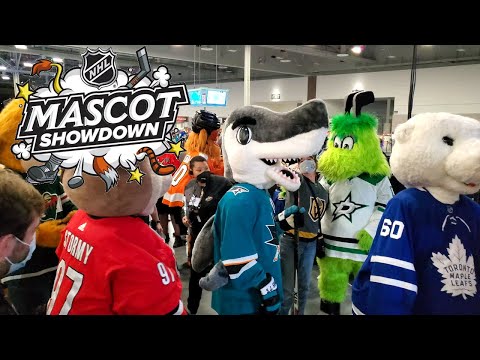 [4K] 2022 NHL All Star Mascot Showdown - Skills Competition, Hardest Shot, Accurate Shooter.