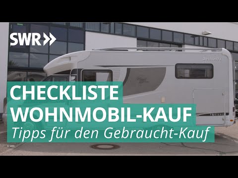 Wohnmobil-Check - Darauf sollte man bei gebrauchten Wohnwagen achten! | Marktcheck SWR