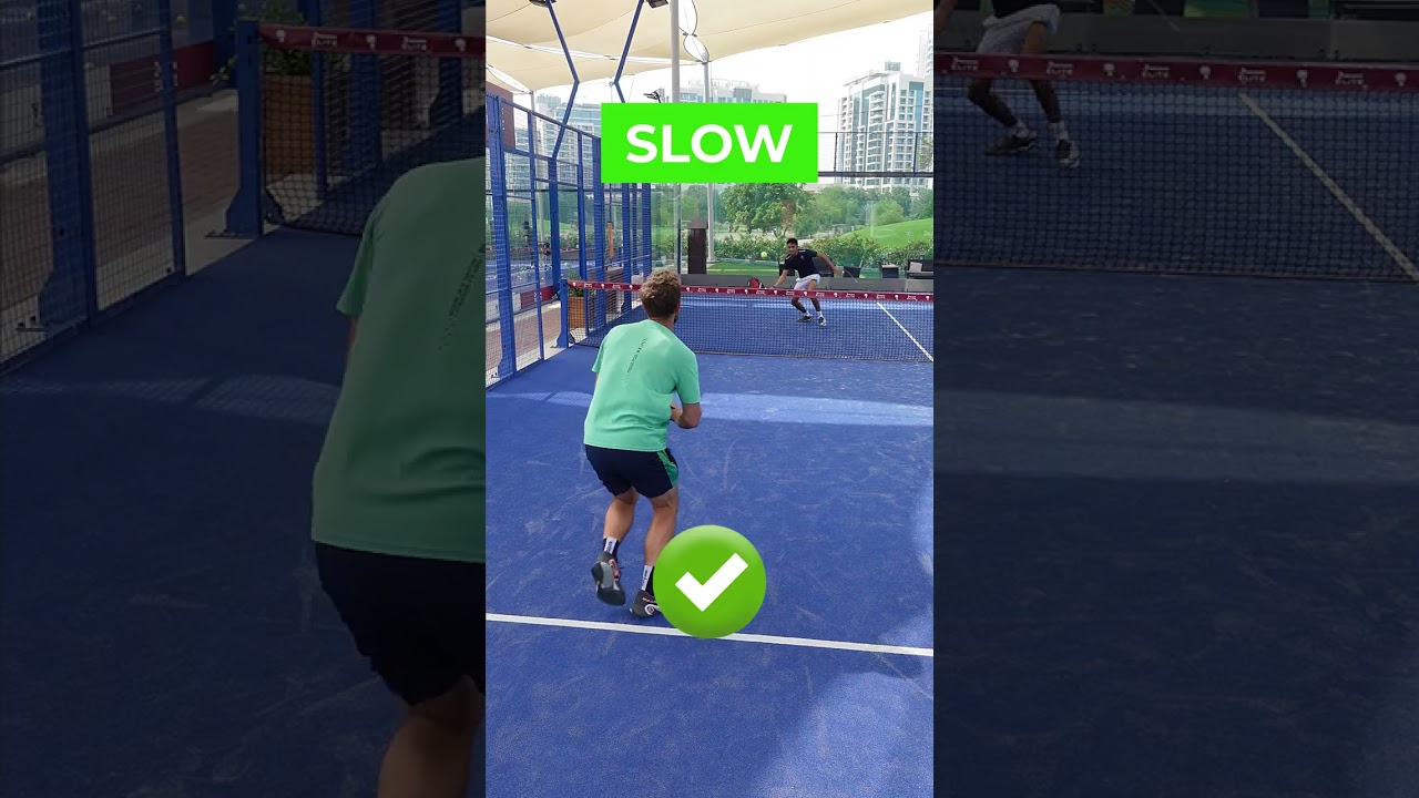 Chiquita speed: why slower shots win the net