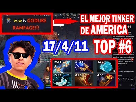 VANN EL MEJOR TINKER DE AMÉRICA HACIENDO RAMPAGE | DOTA 2 COSAS