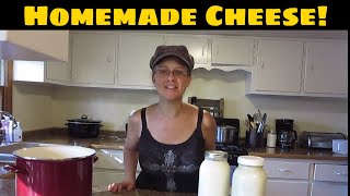 How To Make Homemade Cheese!  Simple, Cheap & Delicious