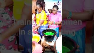 Training of women in soap making