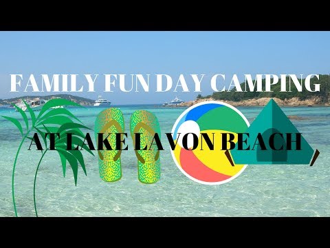 Day Camping at Lake Lavon Beach