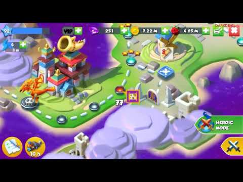 DRAGON MANIA LEGENDS - WON THE LEVEL 77 AND 78 ON HEROIC MODE