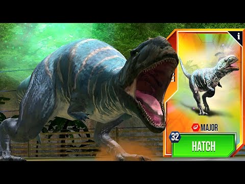 NEW LEGENDARY MAJOR X3 MAX LEVEL 40 | JURASSIC WORLD THE GAME