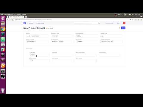 ERPNext - Livestock Process Animal - Reverse BOM - Disassembly - AgriTheory