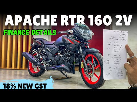 🔥Apache RTR 160 2v Finance Details | EMI, Down Payment, Interest Rate & On-Road Price Explained!