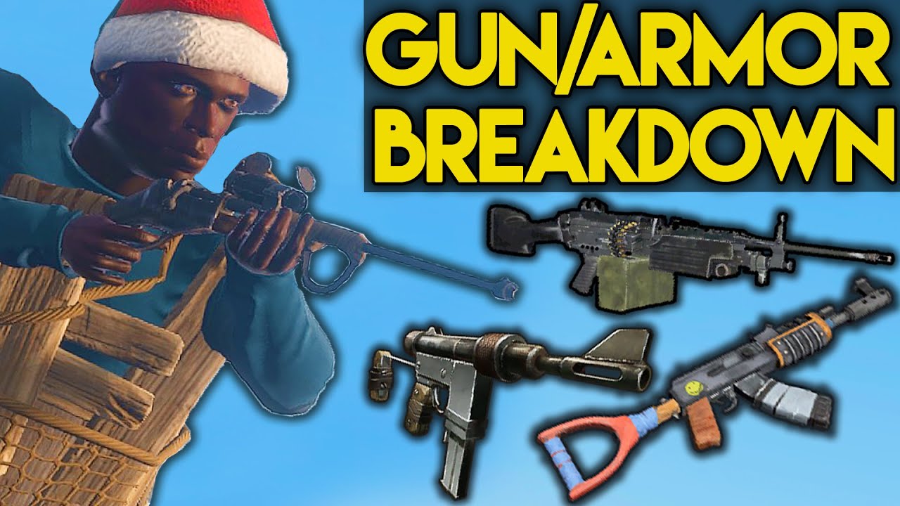 Rust - Gun Damage & Armor BREAKDOWN (Facemask still broken)