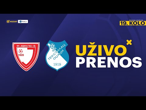 Jedinstvo - Tekstilac Mozzart Bet Prva liga Srbije 2025/26 19. Kolo