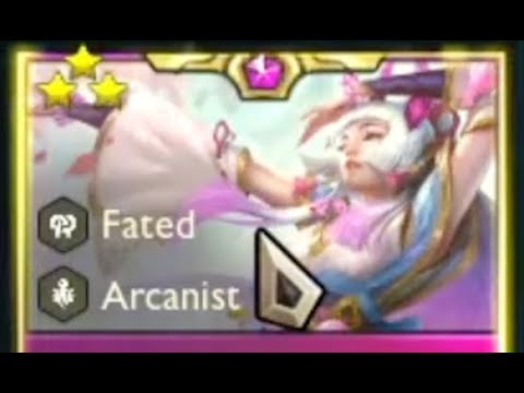 I found an early 6 Dryad Sett. He farmed a Deathblade every 4 rounds, then I also found 9 Syndras.