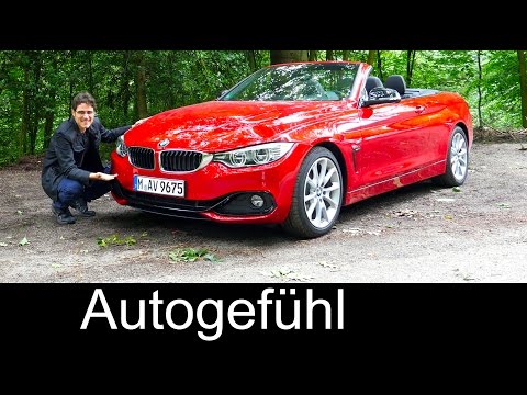 2016 BMW 4 Series Convertible 4er Cabriolet FULL REVIEW test driven 428i - Autogefühl