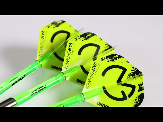 Vídeo relacionado con WINMAU Michael Van Gerwn MvG Exact 18 Gramos Softip Dardos de tungsteno con vuelos y Ejes