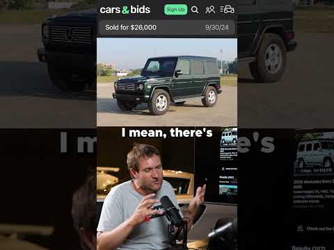 Doug DeMuro Believes Everyone Needs A G Wagen! #shorts #dougdemuro #gclass