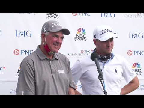 Mike and Justin Thomas Sunday Winners Press Conference 2020 PNC Championship