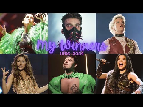my personal eurovision winners - 1956-2024