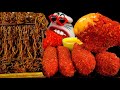 ASMR MUKBANG Cheetos Chicken Cheese Stick Black Bean Noodle Eating Show