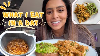 What I Eat In A Day, New Healthy Meals, & Making My First Pressure Cooker Meal!