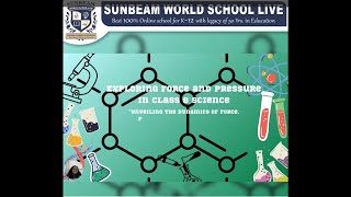 &ldquo;Exploring Force and Pressure: A Student&rsquo;s Guide from Sunbeam World School&rdquo;🧪🔬