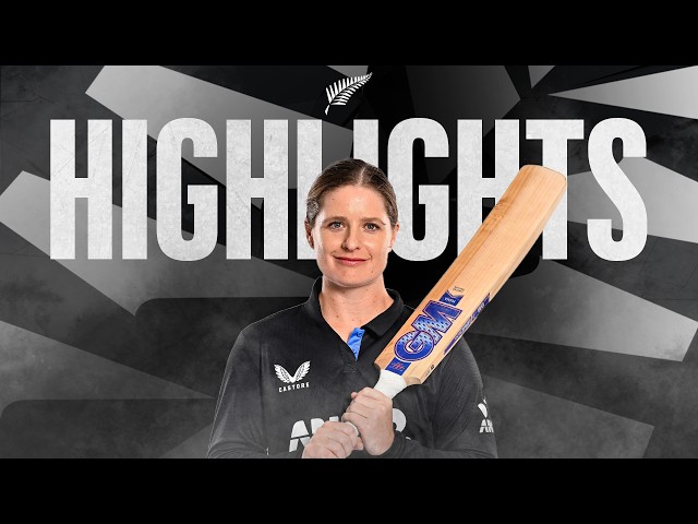 Brooke Halliday Smashes 157 Not Out! | Highlights | New Zealand v Zimbabwe | 1st ODI